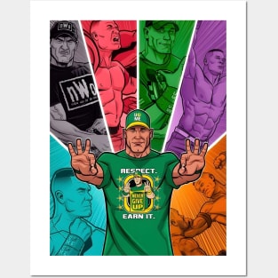 John Cena-Never Give Up -WWE Posters and Art